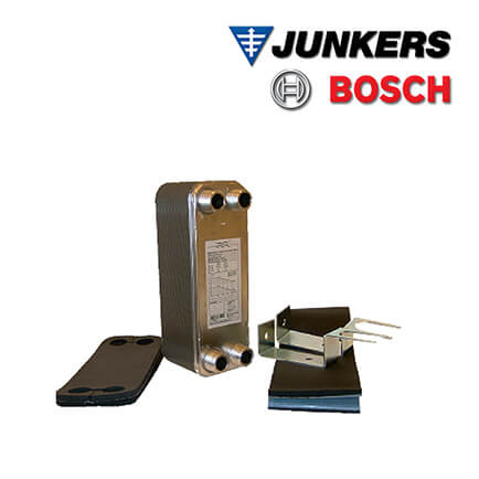 Junkers Bosch Plattenwärmetauscher PWÜ 9 für Wasser/Wasser Wärmepumpen