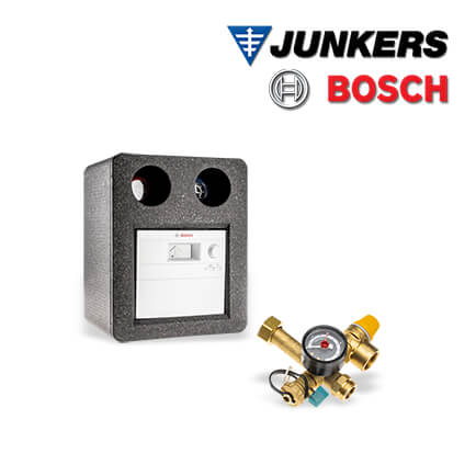 Junkers Bosch AGS10 B-sol100-2 Solarstation mit integriertem Solarregler
