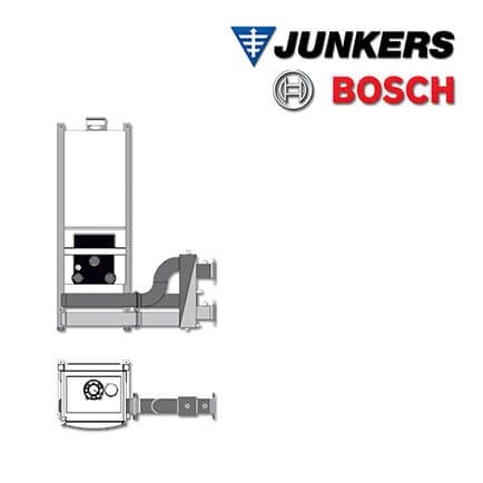 Junkers Bosch Kesselunit L Anschlussset für Einzelanlage