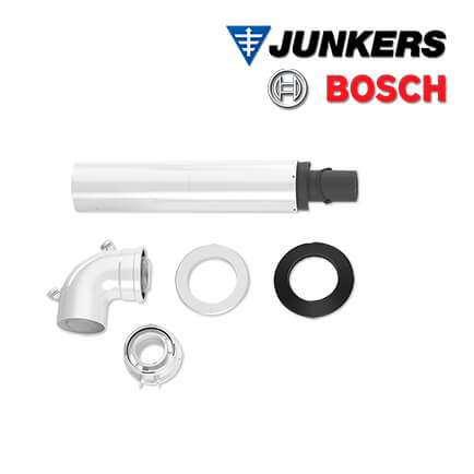 Junkers-Bosch-7738112496-1 Junkers Bosch FC-Set60-C13x Grundbausatz 60/100, Luft-/Abgasführung waagerecht