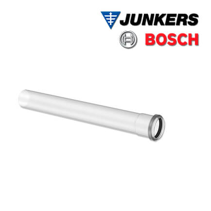 Junkers Bosch FC-S60-500 Luft- oder Abgasrohr, DN60, 0,5m