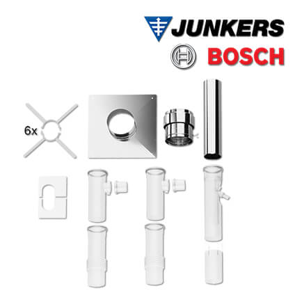 Junkers Bosch FC-Set160-C(14)3x Grundbausatz DN160, Edelstahl, starr