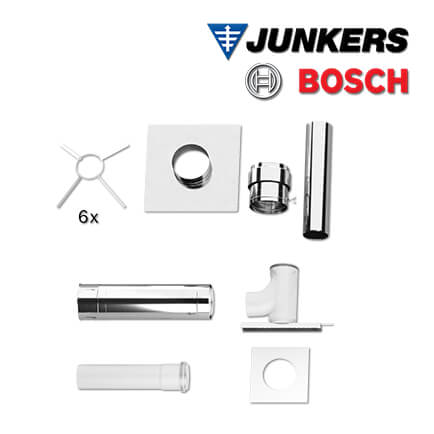 Junkers Bosch FC-Set160-B23P Grundbausatz DN160, Schacht, rla, Edelstahl