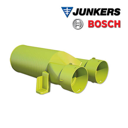 Junkers-Bosch-7738113423-1 Junkers Bosch RRU 75-5 Ventilanschluss gerade für Luftverteilrohr RR 75