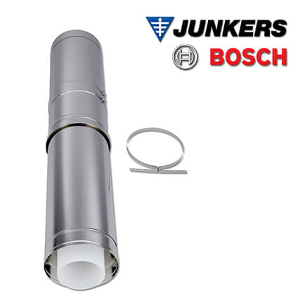 Junkers Bosch AZB 1027 Dachdurchführung, konzentrisch, Edelstahl/PP DN125