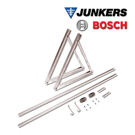 Junkers Bosch FKF6-2T Flachdachständer Erweiterungsset für SO7000TFH, waager.