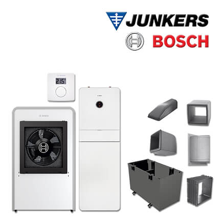 Junkers Bosch CS773 mit Luft/Wasser-Wärmepumpe CS7000iAW 13 IRM, CR10H