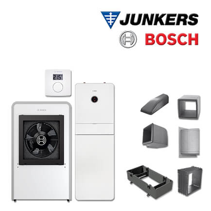 Junkers Bosch CS771 mit Luft/Wasser-Wärmepumpe CS7000iAW 7 IRM, CR10H