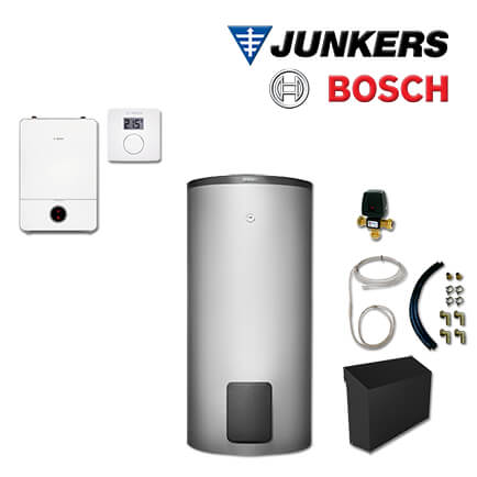 Junkers Bosch CS714 mit Luft/Wasser-Wärmepumpe CS7001iAW 13 ORE, WH 370 LP1 B