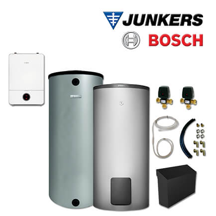 Junkers Bosch CS722 mit Luft/Wasser-Wärmepumpe CS7001iAW 7 ORB, WH290, BH200-5