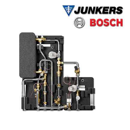Junkers Bosch Wohnungsstation F7001 35 DLS, direkter HK mit Zonenventil, 40 kW