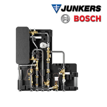 Junkers Bosch Wohnungsstation F7001 35 DS, direkter HK mit Zonenventil, 40 kW