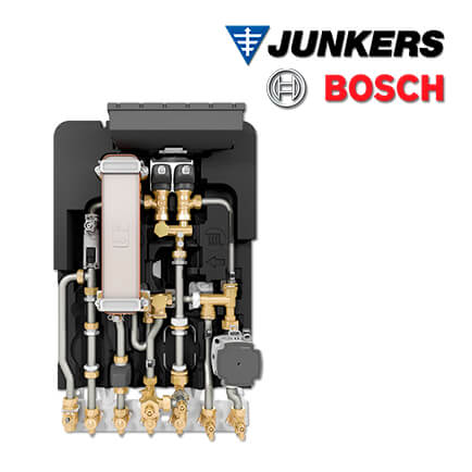 Junkers Bosch Wohnungsstation F8001 35 IMS, gemischt, Unterputz, 35kW
