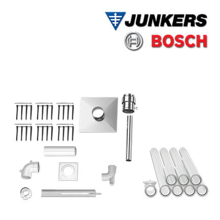 Junkers Bosch FC41 S Schachtpaket starr, 60/100  60mm, 10m, raumluftunabhängig