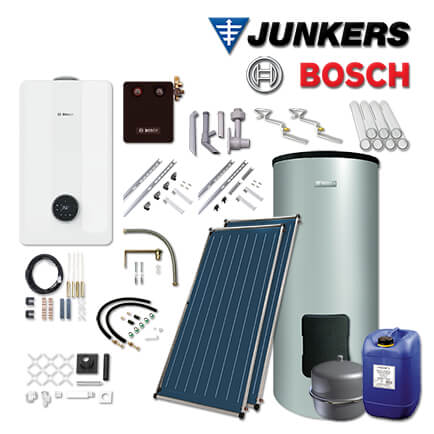 Junkers Bosch GC5300iW 14 P, GC53-001 mit 2xFCC, WS300-5, Abgas Schacht