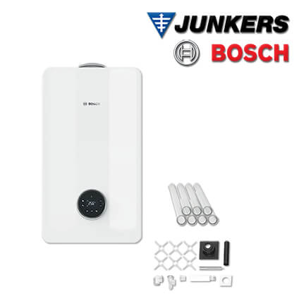 Junkers Bosch GC53-005 mit Gas-Brennwerttherme GC5300iW 14 P, Abgas Schacht