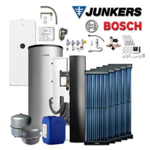 Junkers Bosch WMA27 mit Gaskessel GC5300i WMA 24/100S, BBS400, 5xVK120, Schacht
