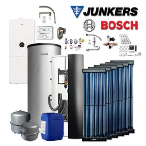 Junkers Bosch WMA31 mit Gaskessel GC5300i WMA 24/100S, BBS400, 6xVK120, Schacht