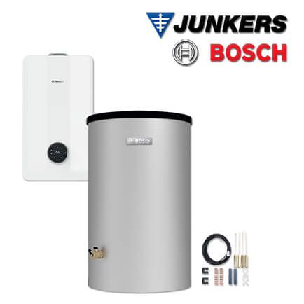 Junkers Bosch GC58-001 mit Gas-Brennwerttherme GC5800iW 14 P 23, W 120-5 O 1 A