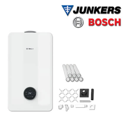 Junkers Bosch Gas-Brennwerttherme GC5800iW 14 P 23, GC58-005, Abgas Schacht