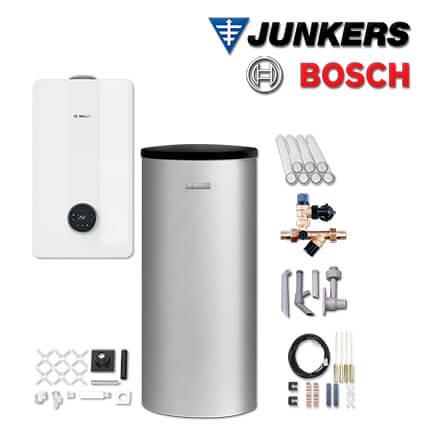 Junkers Bosch Gaskessel GC5800iW 14 P 23, GC58-006, W160-5, Abgas Schacht