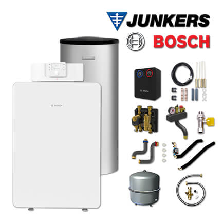 Junkers Bosch Gaskessel GC7000F 15, GC7F09 mit W 200-5 P1 A, HS25/6