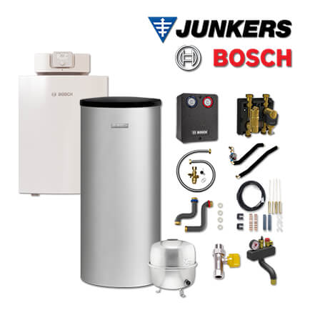 Junkers Bosch Gaskessel GC7000F 15, GC7F11 mit W 160-5 P1 A, HS25/6