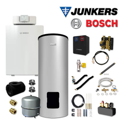 Junkers Bosch Gaskessel GC7000F 22, GCH710 mit MH200, WH 290 LP, HS25/6