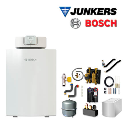 Junkers Bosch GC7F31 mit GC7000F 30 Gaskessel, WST 200-2 HRC, HS25/6