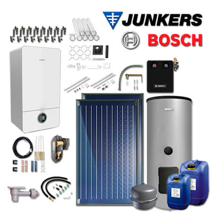 Junkers Bosch GC-Sys719, GC7000iW 14-1, 2xFKC-2S, WS290-5, Abgas Schacht, E/H