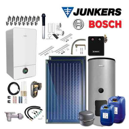 Junkers Bosch GC-Sys725, GC7000iW 14-1, 2xFKC-2S, WS290-5, Abgas Dach schw, E/H