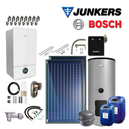 Junkers Bosch Gas-Brennwerttherme GC7000iW 14-1, GC-Sys737, 2xFKC, WS290-5, E/H