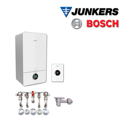 Junkers Bosch Brennwert-Kombitherme GC7000iW 24 C, GC703C mit CT200, Unterputz