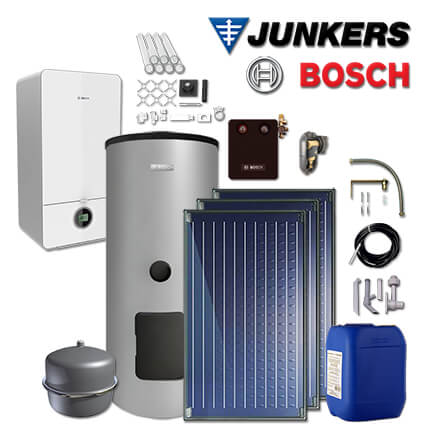 Junkers Bosch GC-Sys724, GC7000iW 24, 3xFKC-2S, WS400-5, Abgas Schacht