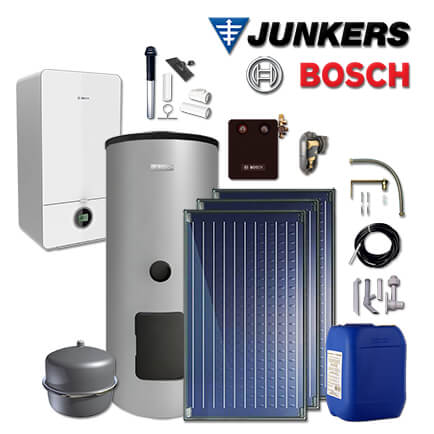 Junkers Bosch GC-Sys730, GC7000iW 24, 3xFKC-2S, WS400-5, Abgas Dach schwarz