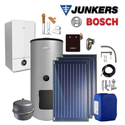 Junkers Bosch GC-Sys736, GC7000iW 24, 3xFKC-2S, WS400-5, Abgas Dach rot