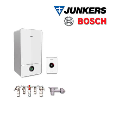 Junkers Bosch GC702C mit Brennwert-Kombitherme GC7000iW 28 C, CT200, Aufputz