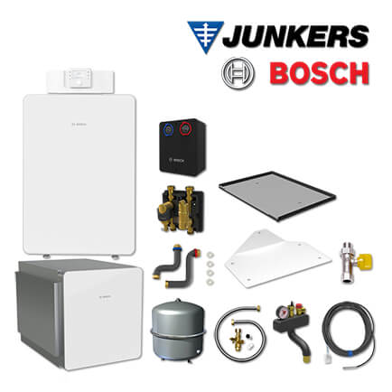 Junkers Bosch Gaskessel GC8000iF-15, GCFS826 mit WH160-3P, HS25/6