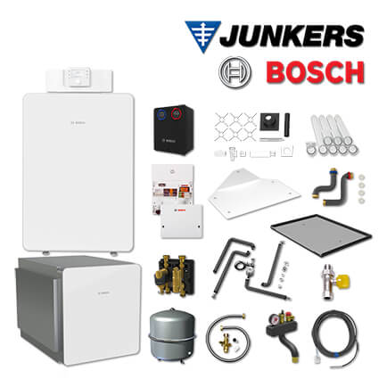 Junkers Bosch Gaskessel GC8000iF-15, GCFS843, WH135-3P, HSM25/6, Abgas Schacht