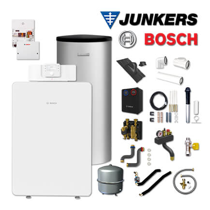 Junkers Bosch GCFS8105, Gaskessel GC8000iF-22, W200-5, HSM25/6, Abgas Dach schw