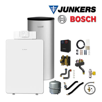 Junkers Bosch GCFS875 mit Gaskessel GC8000iF-22, W200-5, HS25/6