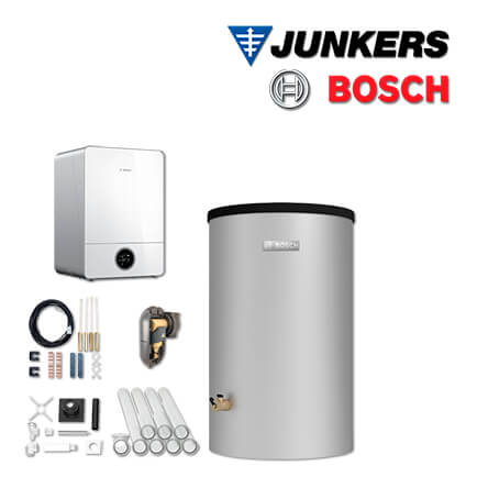 Junkers Bosch Gastherme GC9000iW 20 E, GC-S953 mit W120-5 O1 A, Abgas Schacht