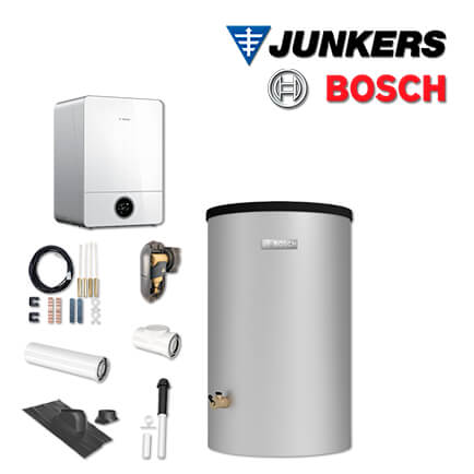 Junkers Bosch Gastherme GC9000iW 20 E, GC-S959 mit W120-5 O1 A, Abgas Dach schw.