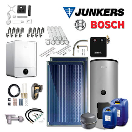 Junkers Bosch GC9000iW 20 E, GC-Sys919 mit 2xFKC-2S, WS290-5, Abgas Schacht