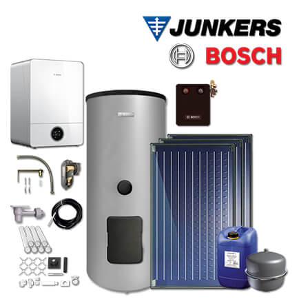 Junkers Bosch GC9000iW 20 E, GC-Sys922 mit 3xFKC-2S, WS400-5, Abgas Schacht