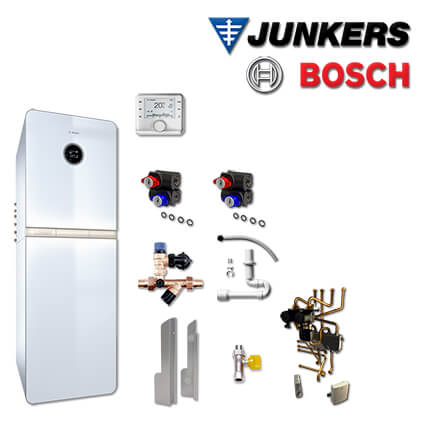 Junkers Bosch GCWM09 mit GC9000iWM 20/100 S Gas-Brennwerttherme, CW 400, 2 HK