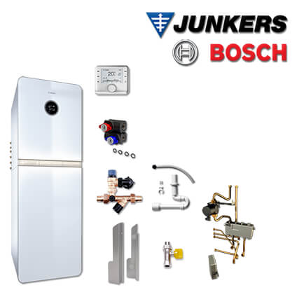 Junkers Bosch GCWM25 mit GC9000iWM 20/100 S Gas-Brennwerttherme, CW 400, 1 HK