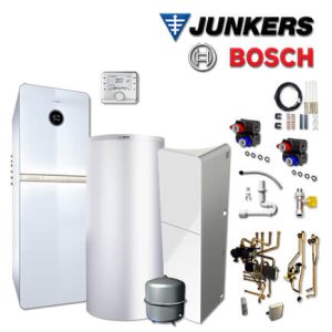 Junkers Bosch SHU10 mit Gastherme GC9000iWM 20/150 S, HDS400, CW400, 2 HK