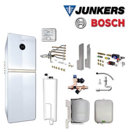 Junkers Bosch GCWM18 mit GC9000iWM 30/210 S Gas-Brennwerttherme, CW 400, 1 HK