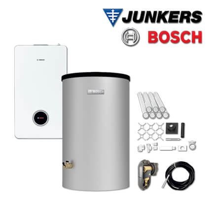Junkers Bosch GC98-011 mit Gas-Brennwerttherme GC9800iW 20 P 23, W120-5, Schacht